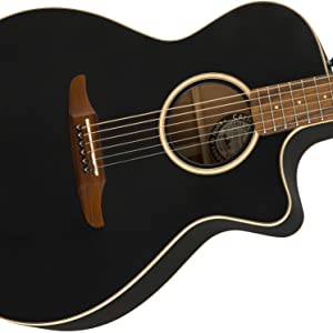 Fender Newporter Special Acoustic Electric Guitar Matte Black