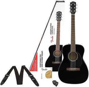 Fender CC-60S Acoustic Guitar Package Black