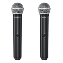 Load image into Gallery viewer, Shure BLX288E/PG58-K3E Dual Wireless Handheld Microphone System
