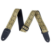 Load image into Gallery viewer, Gretsch Guitar Strap DBLPENG GLD/BLK
