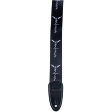 Load image into Gallery viewer, Gretsch Guitar Strap WINGS BLK/GRY
