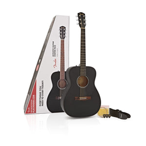 Fender CC-60S Acoustic Guitar Package Black