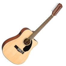 Load image into Gallery viewer, Fender CD-60SCE 12-strings Acoustic Electric Guitar NAT
