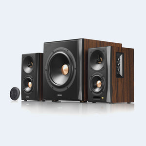 Edifier S360DB Brown Bluetooth Active Speaker Pair With Subwoofer